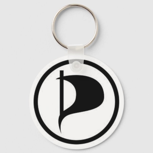 Pirate Party Key Ring (Front)
