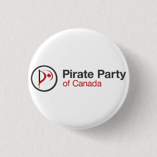 Pirate Party Of Canada 3 Cm Round Badge