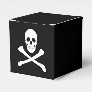 Pirate Party (Skull and Crossbones) (Jolly Roger) Favour Box