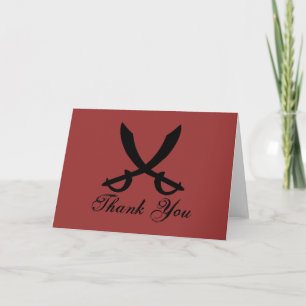 Pirate Party Thank You Card