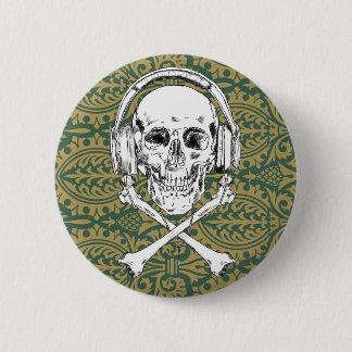 Pirate Pattern 6 Cm Round Badge