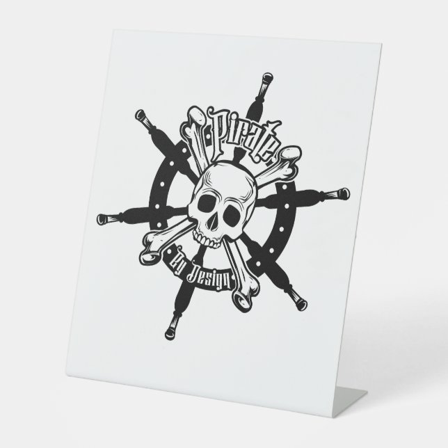 Pirate Pedestal Sign (Front)