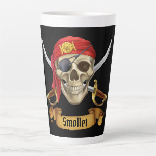 Pirate Personalise  Latte Mug