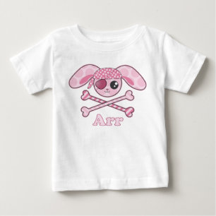 Pirate Pink Kawaii Bunny Baby T-Shirt