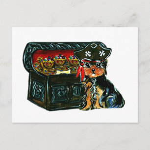 Pirate  Poo Postcard