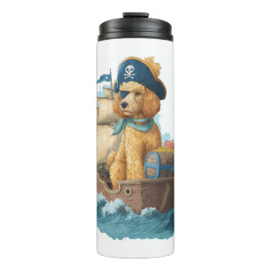 Pirate Poodle – Funny Sea Dog Thermal Tumbler