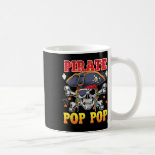 Pirate Pop-pop Skull Crossbones Halloween Costume Coffee Mug