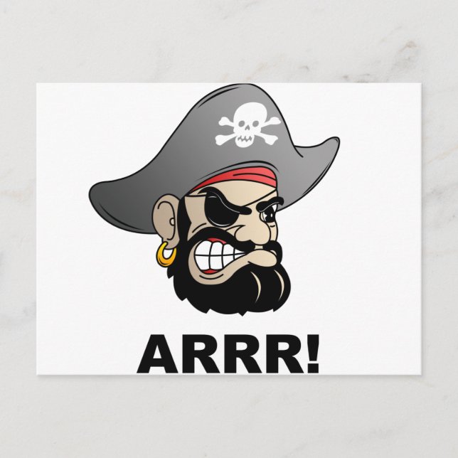 Pirate Postcard (Front)