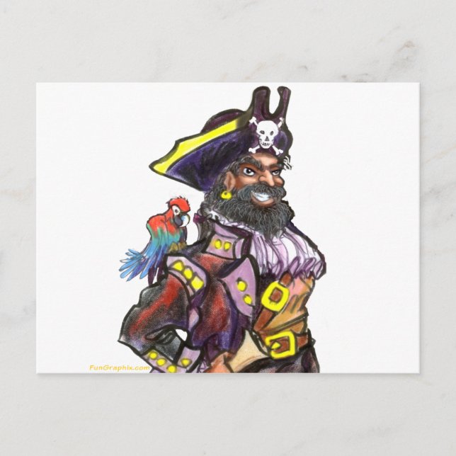 Pirate Postcard (Front)