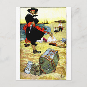 pirate postcard