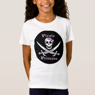 Pirate Princess Girls Babydoll T-shirt
