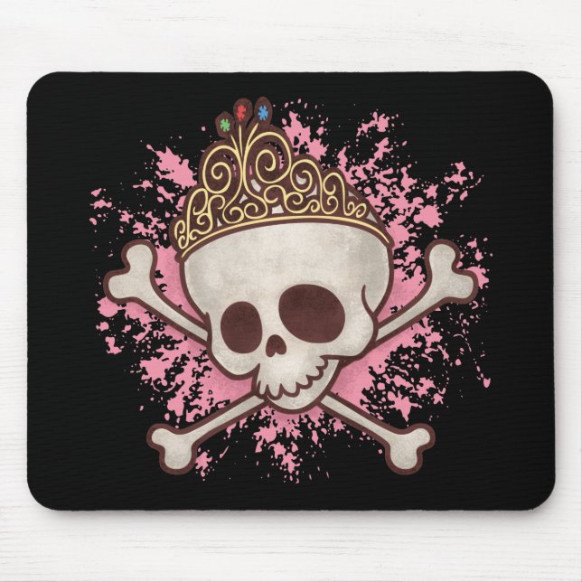 Pirate Princess -tiara Mouse Mat (Front)