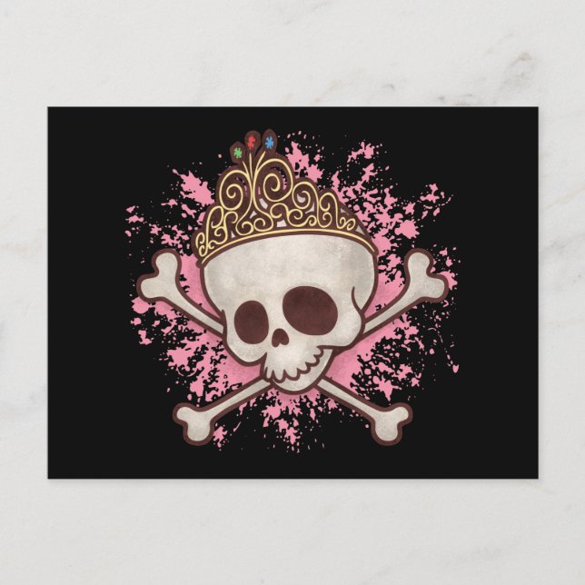Pirate Princess -tiara Postcard (Front)