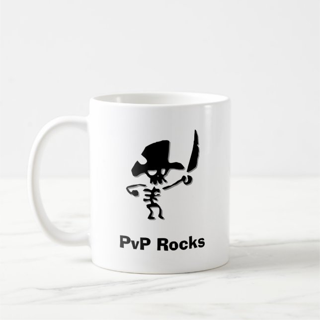 Pirate PvP Rocks Coffee Mug (Left)