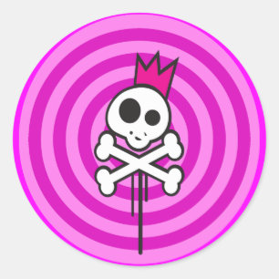 Pirate Queen Classic Round Sticker