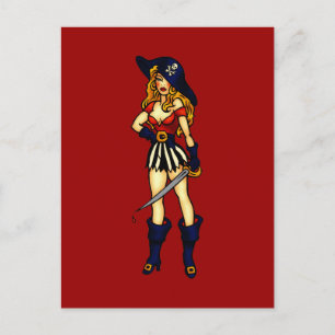 Pirate Queen Postcard