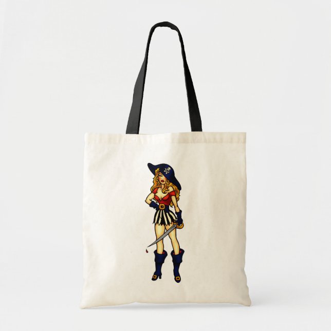 Pirate Queen Tote Bag (Front)