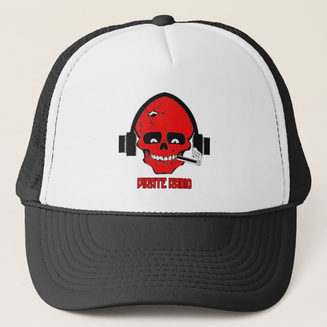 Pirate Radio Trucker Hat (Front)