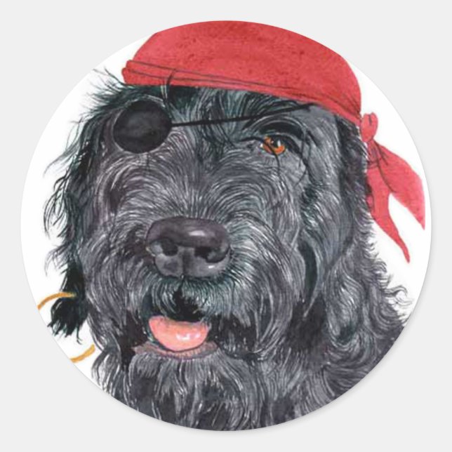 Pirate Ralph Round Stickers (Front)
