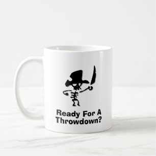 Pirate Ready For A Throwdown Coffee Mug