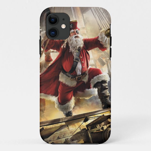 Pirate Santa Case-Mate iPhone Case (Back)