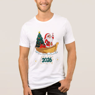 Pirate Santa Claus 2026   Christmas  Tri-Blend Shirt