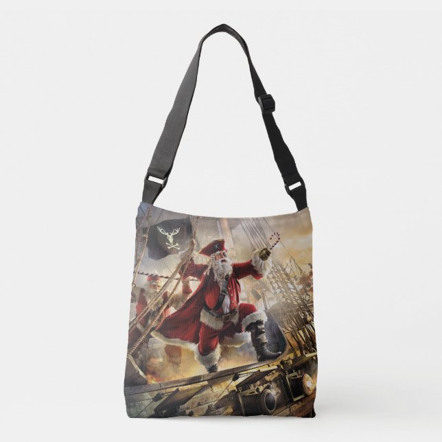Pirate Santa Crossbody Bag (Front)