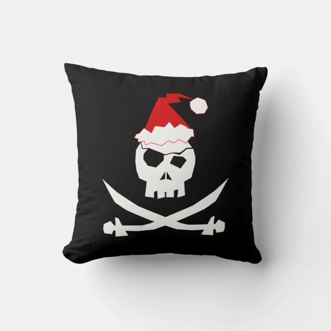 Pirate Santa Cushion (Front)