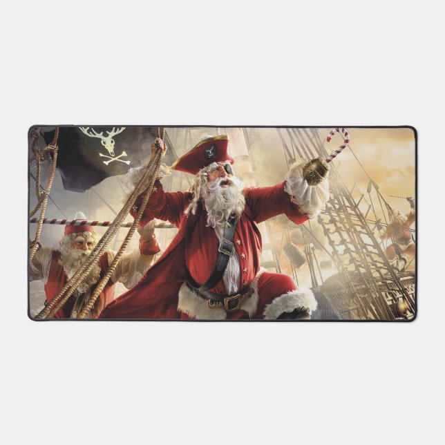 Pirate Santa Desk Mat (Front)