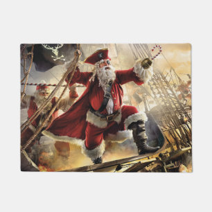 Pirate Santa Doormat