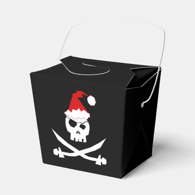 Pirate Santa Favour Box (Front Side)