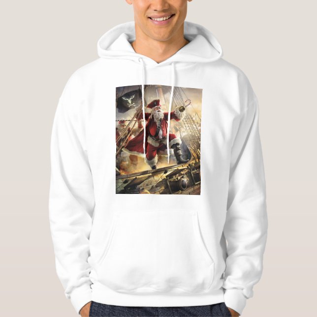 Pirate Santa Hoodie (Front)