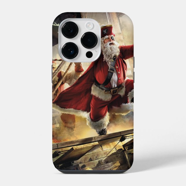 Pirate Santa iPhone Case (Back)