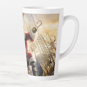 Pirate Santa Latte Mug