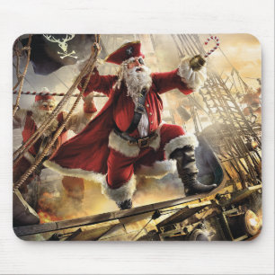 Pirate Santa Mouse Mat