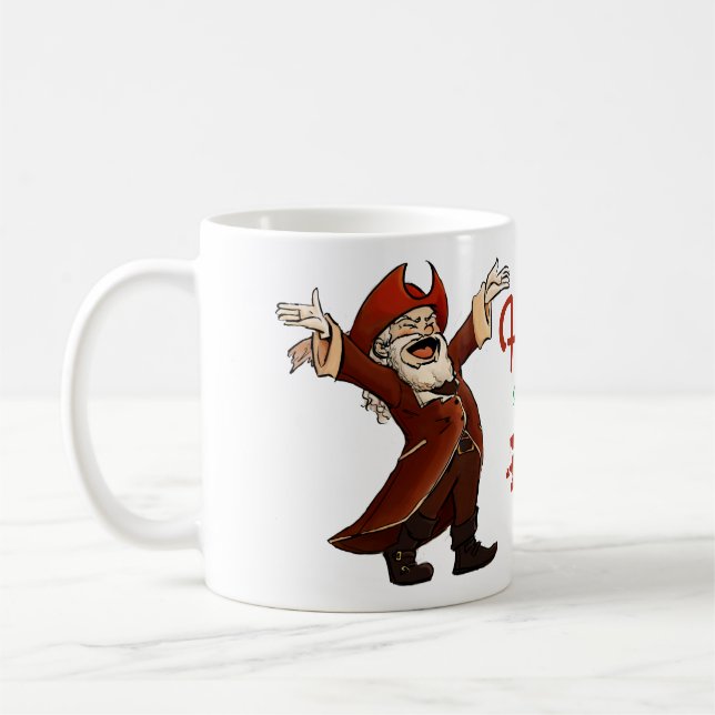 Pirate Santa Mug (Left)