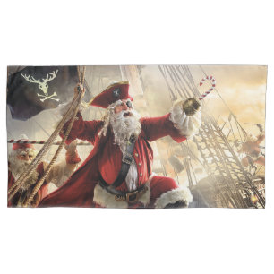 Pirate Santa Pillowcase