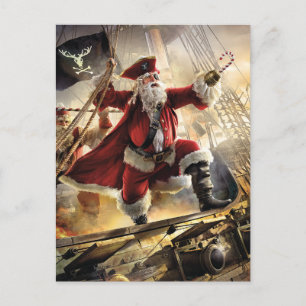 Pirate Santa Postcard