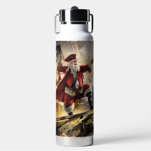 Pirate Santa Water Bottle