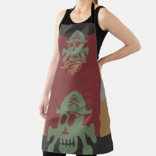 PIRATE SEVEN SKULL BY MASANSER PIXELAT APRON