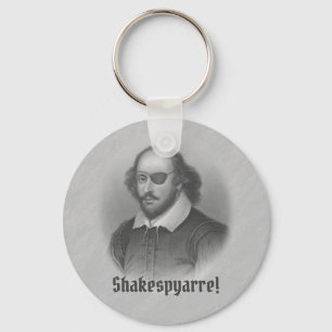 Pirate Shakespeare Key Ring