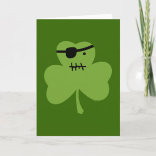 Pirate Shamrock Card