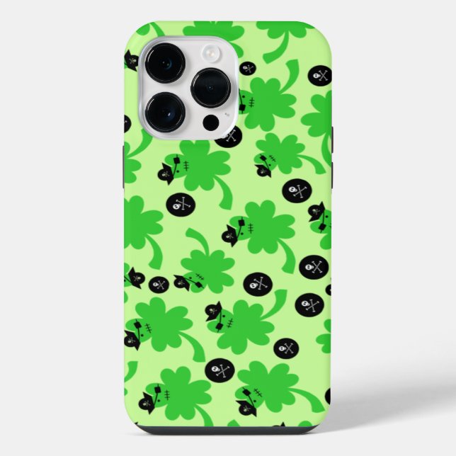 Pirate Shamrock iPhone Case (Back)
