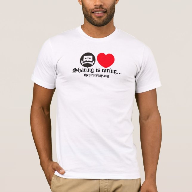 pirate, Sharing is caring... T-Shirt (Front)