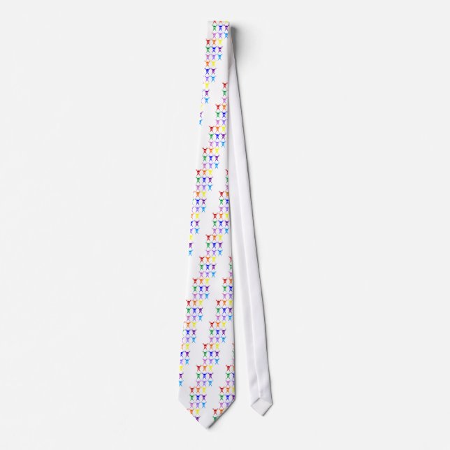 Pirate shears rainbow transparent 2009 tie (Front)