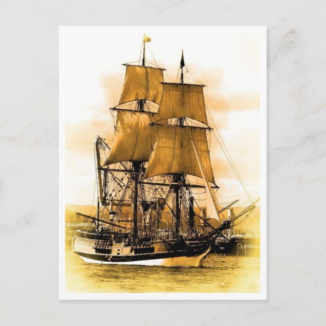 Pirate Ship 2 Postcard (Front)