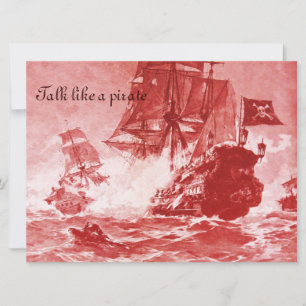 PIRATE SHIP BATTLE / ANTIQUE PIRATES TREASURE MAPS ANNOUNCEMENT