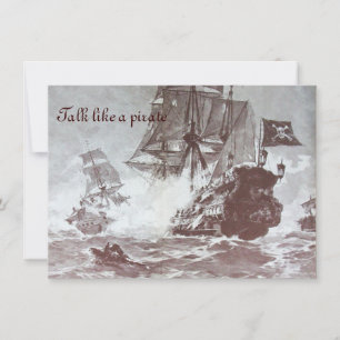 PIRATE SHIP BATTLE / ANTIQUE PIRATES TREASURE MAPS ANNOUNCEMENT