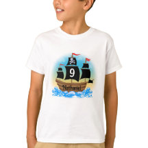 Pirate Ship Birthday Shirt