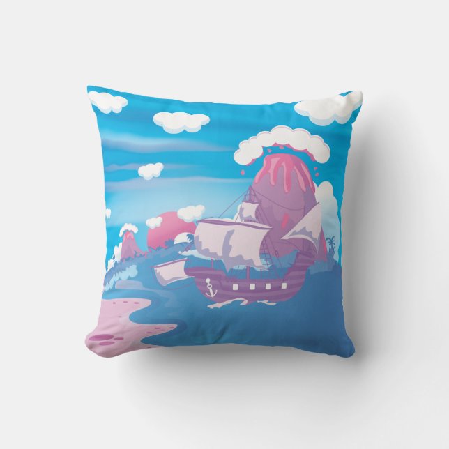 Pirate Ship Cushion (Front)